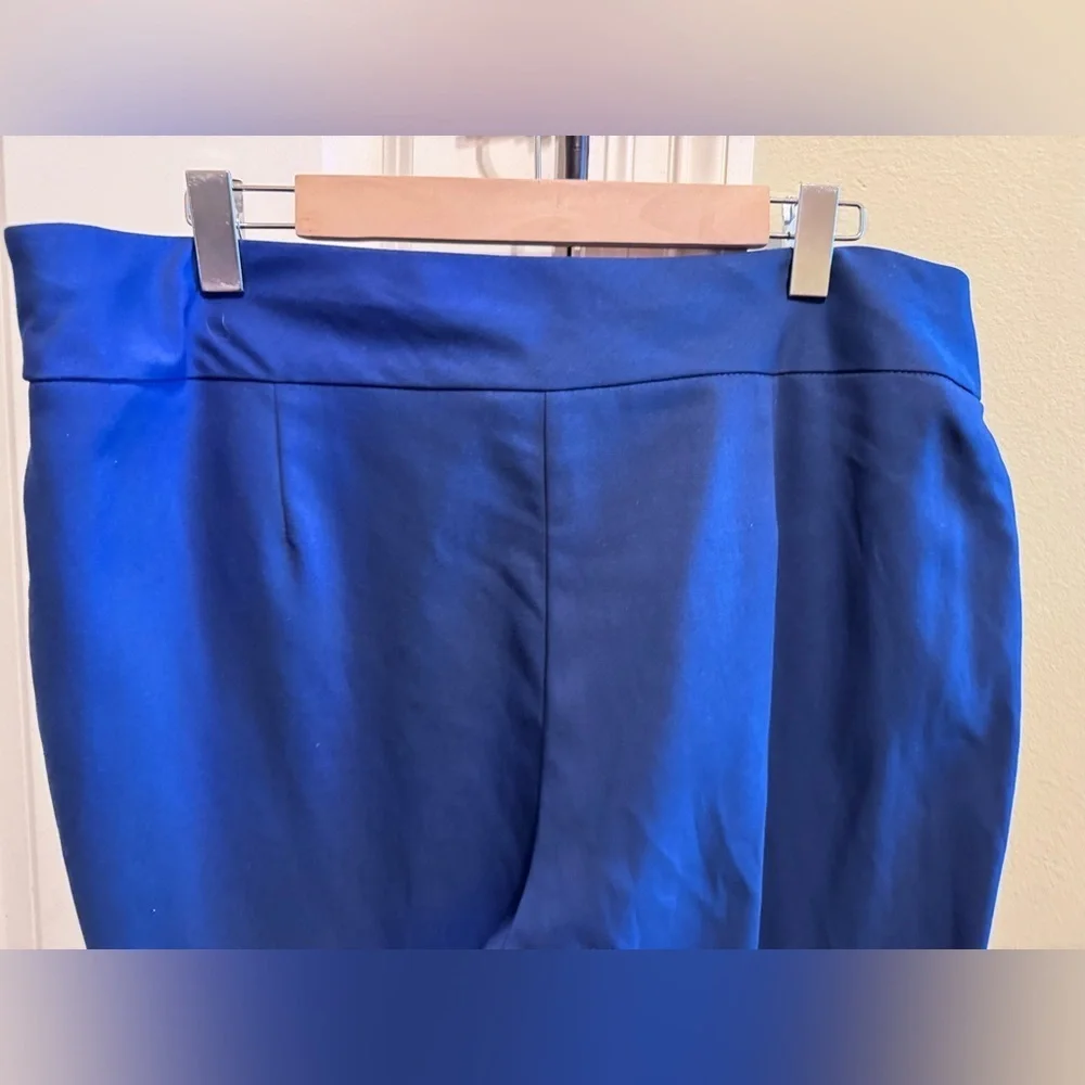 Investments Women’s Plus Size Navy blue Crop Pants Slimming Sz 18W